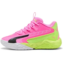 Puma Dagger 2 Basketballschuhe Kinder 05 - lime squeeze/bright aqua/puma black 38.5