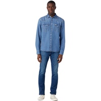 Wrangler Greensboro Jeans in blauem Low-Stretch-Denim-W32 / L32