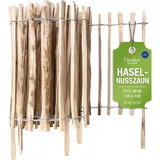 Creative Home Staketenzaun 500 x 60 cm Haselnuss