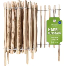 Creative Home Staketenzaun 500 x 60 cm Haselnuss