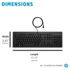 HP 125 QWERTY DE
