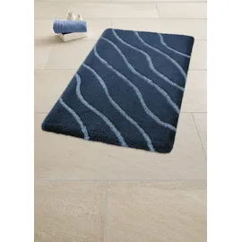 KLEINE WOLKE Badteppich Tram Blau 70 x 120 cm