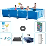 Rechteckiger Frame Pool - 450x220x84 Cm - 7-teilig  S61