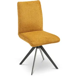 Komfort & Wohnen Stuhl Long Beach 6309-1A Stoff Curcuma