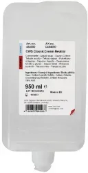 CWS Classic Cream Seifencreme C454000 , 1 Karton = 12 x 950 ml - Flaschen, neutral