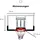 PEGASI Basketballbrett Pro Schwarz 140 x 80 cm