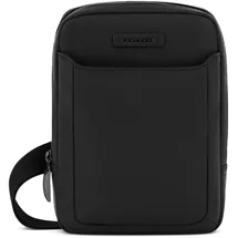 Piquadro Modus Umhängetasche Leder Schwarz