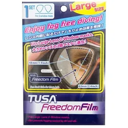 Tusa - Freedom Film Anti-Fog - Large - Für große 2-Glas Masken