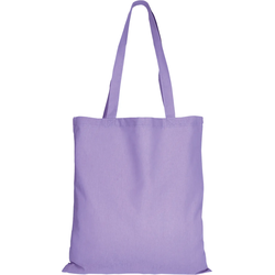 10er Pack Baumwolltasche - 28 Farben | mit Zwei Langen Henkeln | 38x42cm, lavendel, 100 Stück