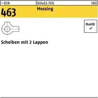 Industrial Quality Supplies DIN 463 Flache Scheibe Messing 25mm