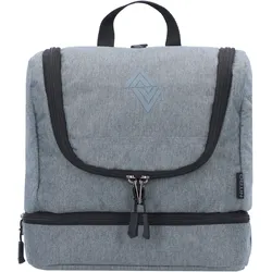 Kulturbeutel NITRO "Travel Kit", Gr. B/H/T: 25cm x 11cm x 24cm, grau, Polyester, Taschen, Kosmetiktasche für Reise, Waschtasche, Reisetasche für Kosmetikartikel