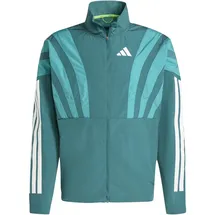 adidas Adizero Archive Running Herren Jacke, grün - L