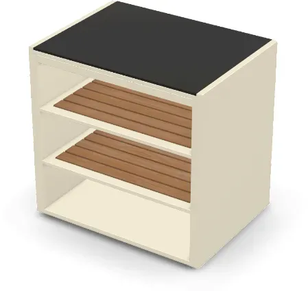 Brabura CT 90 Ablagemodul - Nero Zimbabwe / Perle Blanche