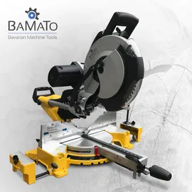 BAMATO Zug- Kapp- und Gehrungssäge KP-305 + Absauganlage AB-110 inkl. Adapter Se...