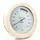 Fischer 196T-03 Sauna-Thermometer – 155 mm Sauna-Bimetall-Thermometer – Holzgehäuse aus Kiefer - Made in Germany