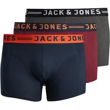 Jack & Jones PlusSize Boxershorts »JACLICHFIELD TRUNKS NOOS 3 PACK PLS« Packung, 3 Stk., Gr. 3XL EU