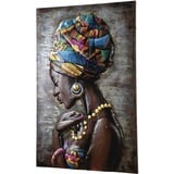 GILDE Metall Bild „Maleika - 80 x 120 cm