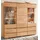 OTTO home Highboard OTTO HOME "Vetro,150cm breit,40 cm tief,Fronten Massivholz,9 Fächer", beige (kernbuche teilmassiv), B:150cm H:144,5cm T:40cm, Holz teilmassiv, Sideboards, Highboard, Kernbuche massiv, Holzwerkstoff, 3Türen,6 Schubladen, Griffmulden
