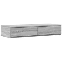 VidaXL Bett mit Schubladen Grau Sonoma 90x36,5x16,5 cm Holzwerkstoff