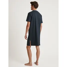 CALIDA Nachthemd »Relax Essentials« Knopfleiste, Kurzarm, Pure Cotton, weich, Rundhals, Brusttasche CALIDA dark sapphire