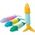 Speedo Spinning Dive Toys Spiel - Galinda / Emerald / Turquoise / Orange - One Size