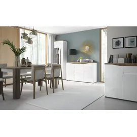 Möbel Kraft Kommode 189 x 88 x 40 cm Weiß