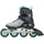 Rollerblade MACROBLADE 80 Inline-Skates für Damen, Fitness Inliner, Grau/Teal Blau, 40.5/41