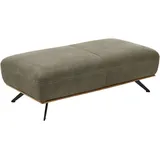 die planbar Hocker DIE PLANBAR "PN-EM18063 Breite 135", grün (olive), B:135cm H:43cm T:70cm, Hocker, Polsterhocker, hochwertige Kaltschaumpolsterung, stylische Metallfüße