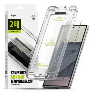Ringke Cover Display Easy Slide Tempered Glass 2er-Pack Samsung Galaxy Z Fold 7 - Transparent
