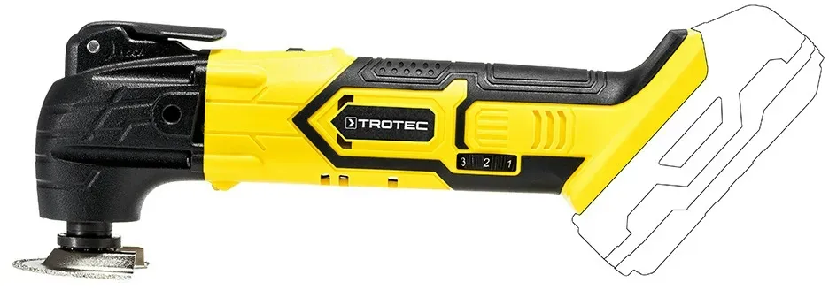 Trotec Akku-Multifunktionswerkzeug PMTS 10-20V NB