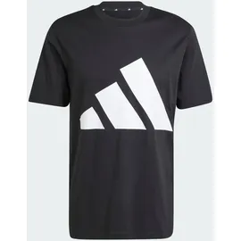 adidas Essentials Big Logo Kurzarm-T-Shirt Black / White 2XL