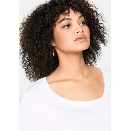 sheego T-Shirt Weiß 44/46