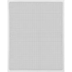 APANA Fliegengitter Insektenschutz Fenster Alu Rahmen Bausatz 100 x 120 cm weiß auf Maß