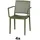 Siena Garden Stapelsessel-Set Lane 4-teilig Olive