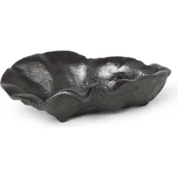 Oyster Dekorative Schüssel Schwarzmessing