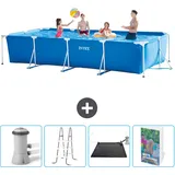 Rechteckiger Frame Pool - 450x220x84 Cm - 5-teilig  Scb128