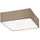 Brumberg SOFT CUBE 1 E27 quadratisch grau/hellbraun
