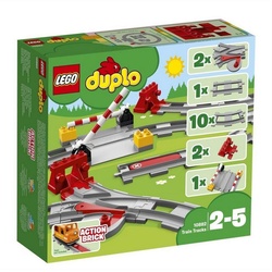 LEGO® Spielbausteine 10882 Duplo Eisenbahn-Schienen