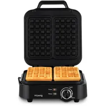 h.koenig GFX420 Waffelmaker Schwarz