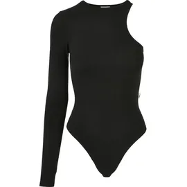 URBAN CLASSICS Organic Stretch Asymmetric Langarm-body Black XS