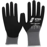 AS Arbeitsschutz GmbH NITRAS® SKIN FLEX V, Montagehandschuhe, grau / schwarz 7