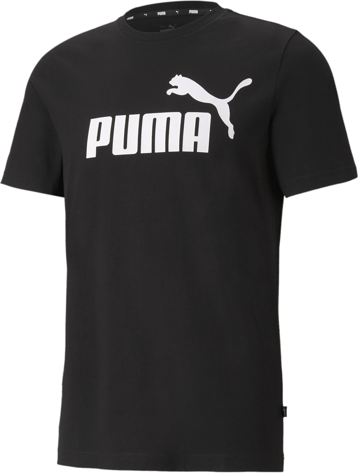 PUMA Herren Ess logo te T shirt, Puma Black, L EU