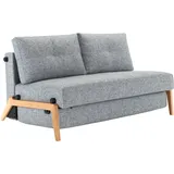 Innovation Living Schlafsofa Polyester 2-Sitzer Grau