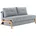 Innovation Living Schlafsofa Polyester 2-Sitzer Grau