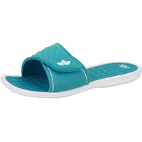 LICO Damen Malediven Badeschuhe, Türkis Weiß, 42 EU