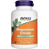 NOW Foods Magnesium Citrate 400 mg Kapseln 120 St.