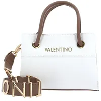 Valentino Alexia Shopper Kunstleder Weiß/Braun