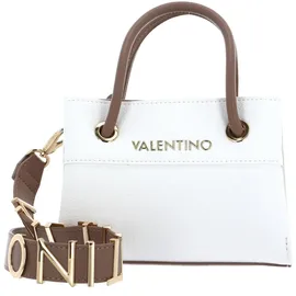 Valentino Alexia Shopper Kunstleder Weiß/Braun
