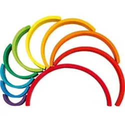goki Holzbausteine Regenbogen