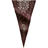 Marc O'Polo Halstuch im Diamond-Schnitt 125 cm x 30 cm braun